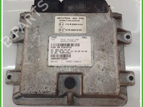 Used Engine control unit (ECU) FIAT PANDA (169_) 1.2 Natural Power (169.AXB1A) (60 hp) 18417286