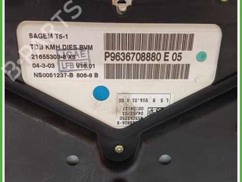 Instrument cluster PEUGEOT 307 Break (3E) 2.0 HDI 110 | BP19935056C47 