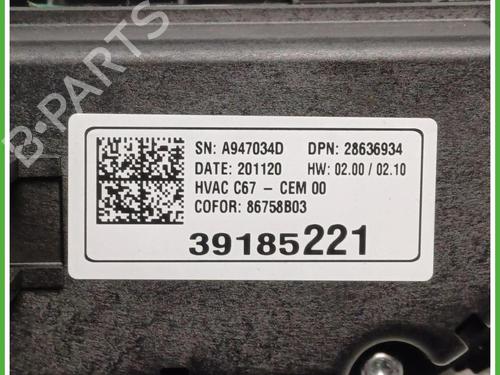 Climate control OPEL CORSA F (P2JO) 1.2 (68) | BP40143989I5 - Image 4