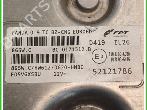 Engine control unit (ECU) FIAT PANDA (312_, 319_) 0.9 Natural Power (312PXG1A, 312PYC1A) | BP25437128M57 