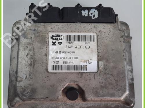 Used Engine control unit (ECU) FIAT MULTIPLA (186_) 1.6 16V Bipower (186AXC1A) (103 hp) 11369640
