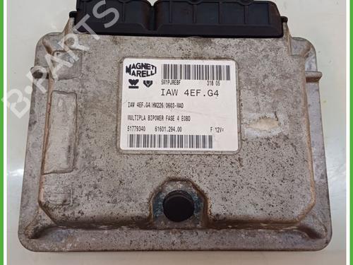 Used Engine control unit (ECU) FIAT MULTIPLA (186_) 1.6 16V Bipower (186AXC1A) (103 hp) 16189630