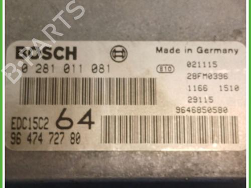 Engine control unit (ECU) PEUGEOT 307 (3A/C) 2.0 HDi 110 | BP25836629M57 
