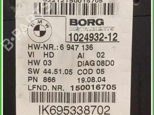 Instrument cluster BMW 1 (E87) 116 i | BP23649115C47 