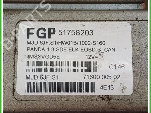 Engine control unit (ECU) FIAT PANDA (169_) 1.3 D Multijet (169.AXC1A) | BP40141500M57 - Image 2