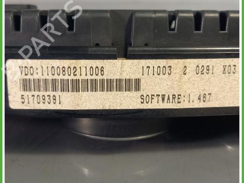 Instrument cluster LANCIA YPSILON (843_) 1.2 (843.AXA1A) | BP30169411C47