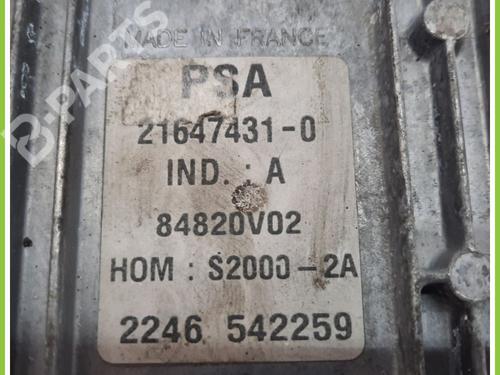 Engine control unit (ECU) PEUGEOT 206 Hatchback (2A/C) 1.4 i | BP11368808M57 