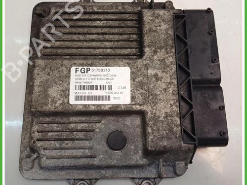 Used Engine control unit (ECU) Engine control unit (ECU) FIAT DOBLO Box Body/MPV (223_) 1.3 JTD 16V (70 hp) 40142516 40142516