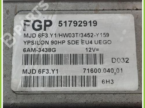 Computer motormanagement LANCIA YPSILON (843_) 1.3 D Multijet (843.AXE11, 843.AXE1A) | BP11368902M57 