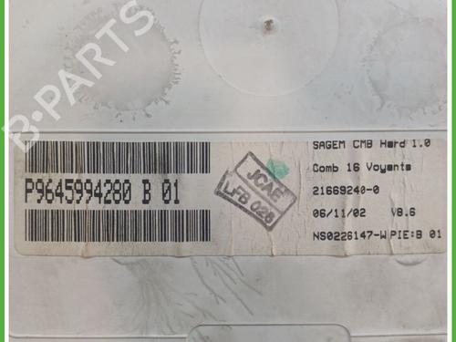 Instrument cluster CITROËN C3 I (FC_, FN_) 1.4 HDi | BP15844201C47 