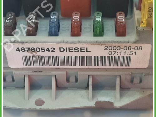 Fuse box FIAT DOBLO Box Body/MPV (223_) 1.9 JTD | BP12436767E1 