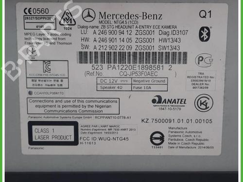 Electronic module MERCEDES-BENZ A-CLASS (W176) A 180 CDI / d (176.012) | BP40135105M83 - Image 4