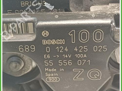 Alternator OPEL ZAFIRA / ZAFIRA FAMILY B (A05) 1.6 CNG (M75) | BP21605808M7 