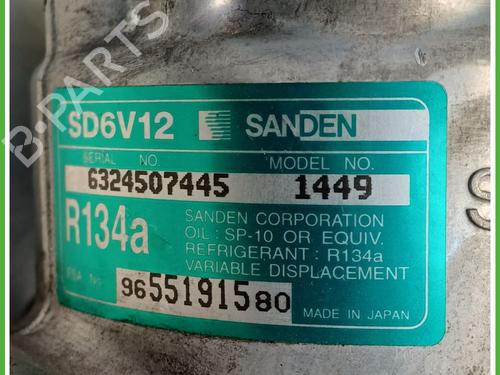 AC compressor PEUGEOT 206 Hatchback (2A/C) 1.1 i | BP29498897M34 