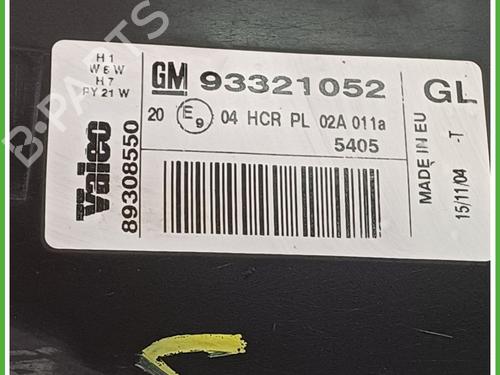 Venstre forlygte OPEL MERIVA A MPV (X03) 1.4 16V Twinport LPG (E75) | BP19094670C28 