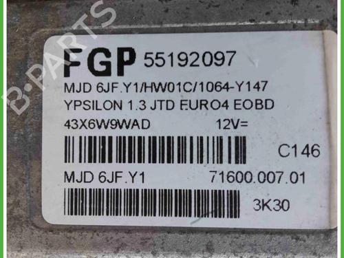 Engine control unit (ECU) LANCIA YPSILON (843_) 1.3 JTD (843.AXD11, 843.AXD1A) | BP40130375M57 - Image 2