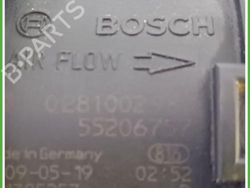 Mass air flow sensor FIAT GRANDE PUNTO (199_) 1.3 D Multijet (199.AXD11, 199.AXD1A, 199.AXD1B,... | BP15607882M95 