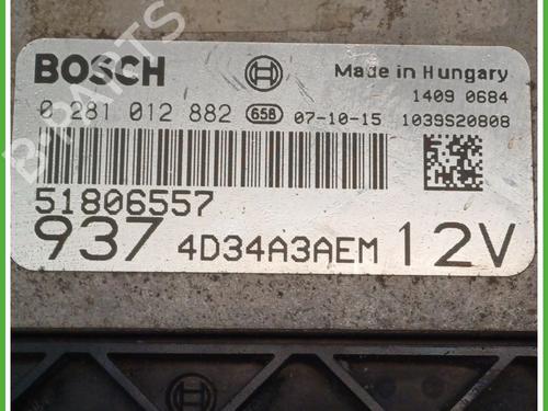 Engine control unit (ECU) ALFA ROMEO 147 (937_) 1.9 JTDM 8V (937.AXD1A, 937.AXU1A, 937.BXU1A) | BP21820429M57 