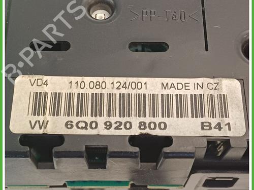 Instrument cluster VW POLO (9N_, 9A_) 1.4 16V | BP25463737C47 