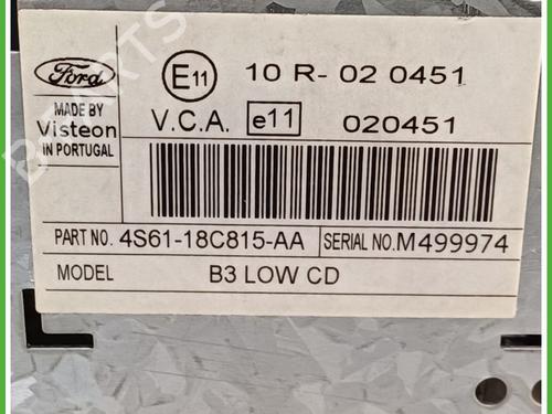 Radio FORD FIESTA V (JH_, JD_) 1.25 16V | BP18711593E6 