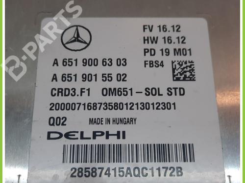 Engine control unit (ECU) MERCEDES-BENZ GLA-CLASS (X156) GLA 200 CDI / d (156.908) | BP11731037M57