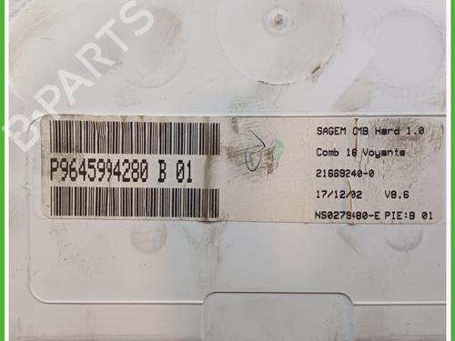 Instrument cluster CITROËN C3 I (FC_, FN_) 1.4 HDi | BP16283583C47 