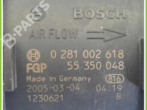 Mass air flow sensor OPEL ASTRA H Estate (A04) 1.9 CDTI (L35) | BP11369299M95 