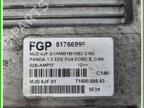 Engine control unit (ECU) FIAT PANDA (169_) 1.3 D Multijet (169.AXC1A) | BP40131286M57 - Image 2