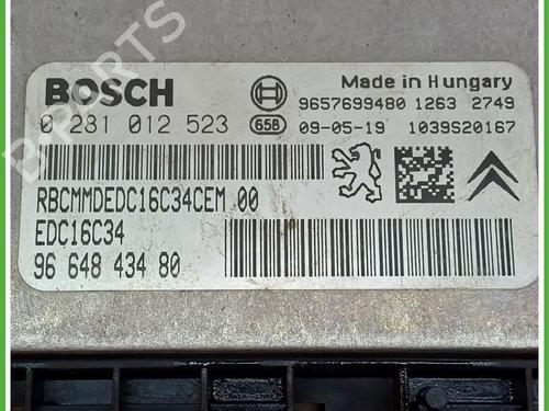 Engine control unit (ECU) PEUGEOT 207 (WA_, WC_) 1.4 HDi | BP16834659M57 