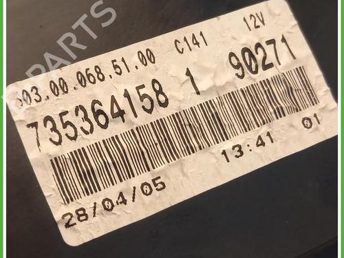 Instrument cluster FIAT IDEA (350_) 1.4 16V | BP40075144C47 - Image 4