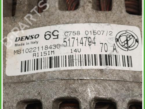 Alternator FIAT GRANDE PUNTO (199_) 1.4 16V (199BXG1B, 199AXG1B) | BP31181923M7