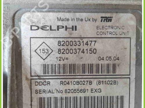 Engine control unit (ECU) RENAULT CLIO II Hatchback Van (SB0/1/2_) 1.5 dCi (SB07) | BP13385726M57 