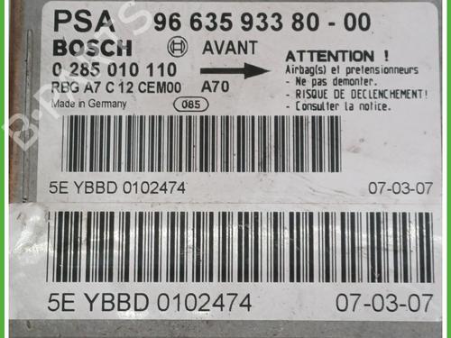 Control unit PEUGEOT 207 (WA_, WC_) 1.4 | BP16074088M11 