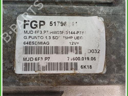 Engine control unit (ECU) FIAT GRANDE PUNTO (199_) 1.3 D Multijet | BP29764077M57 