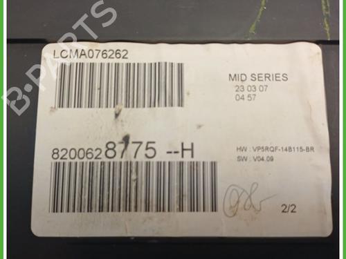 Instrument cluster RENAULT CLIO III (BR0/1, CR0/1) 1.2 16V (BR02, BR0J, BR11, CR02, CR0J, CR11) | BP28072715C47 