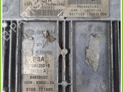 Engine control unit (ECU) PEUGEOT 206 Hatchback (2A/C) 1.4 i | BP13413368M57 