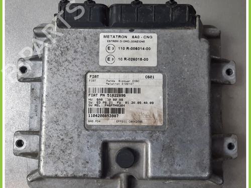 Used Engine control unit (ECU) FIAT PANDA (169_) 1.2 Natural Power (169.AXB1A) (60 hp) 13413345