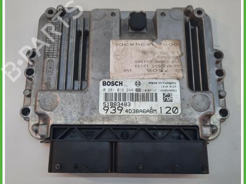 Calculateur moteur (ecu) ALFA ROMEO 159 (939_) 1.9 JTDM 8V (939AXE1B) (120 hp) 12214117