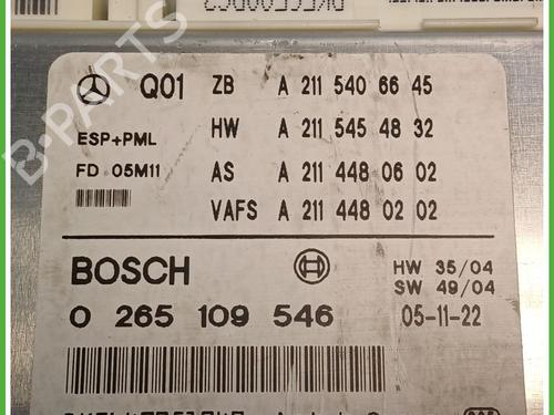 Control unit MERCEDES-BENZ E-CLASS (W211) E 280 CDI (211.020) | BP27566754M11 