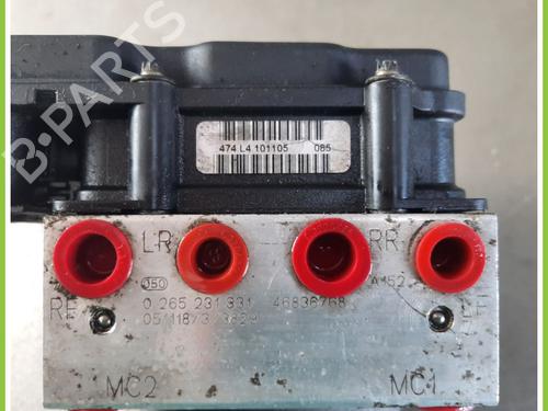 ABS pump FIAT PUNTO (188_) 1.2 16V 80 (188.233, .235, .253, .255, .333, .353, .639,... | BP13235186M43 