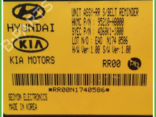 Control unit KIA RIO IV (YB, SC, FB) 1.4 CRDi 90 | BP12242080M11 
