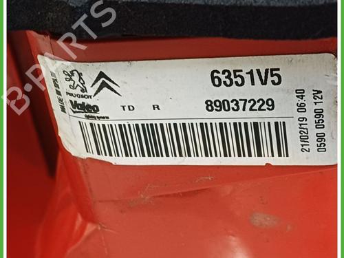 Right taillight PEUGEOT 1007 (KM_) 1.4 | BP16289284C35 