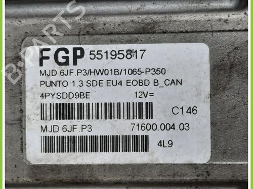 Engine control unit (ECU) FIAT PUNTO (188_) 1.3 JTD 16V | BP13319338M57 