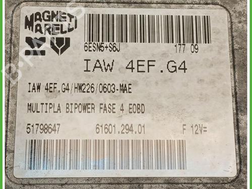 Engine control unit (ECU) FIAT MULTIPLA (186_) 1.6 16V Bipower (186AXC1A) | BP28056057M57 