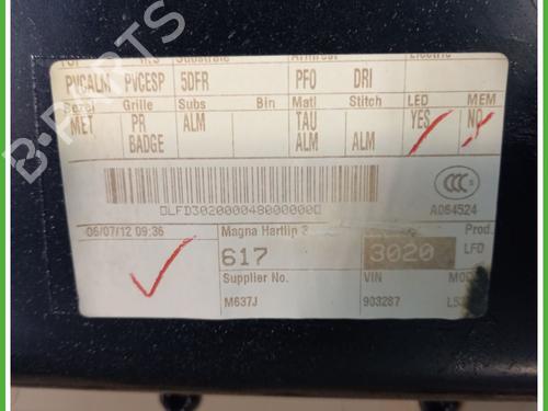 Front left panel LAND ROVER RANGE ROVER EVOQUE (L538) 2.2 D 4x4 | BP29355958C58 