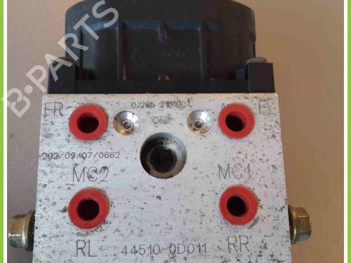 ABS pump TOYOTA YARIS (_P1_) 1.0 (SCP10_, SCP10R) | BP13120009M43 