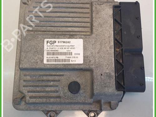 Used Engine control unit (ECU) Engine control unit (ECU) FIAT GRANDE PUNTO (199_) 1.3 D Multijet (199.AXD11, 199.AXD1A, 199.AXD1B,... (90 hp) 40146376 40146376