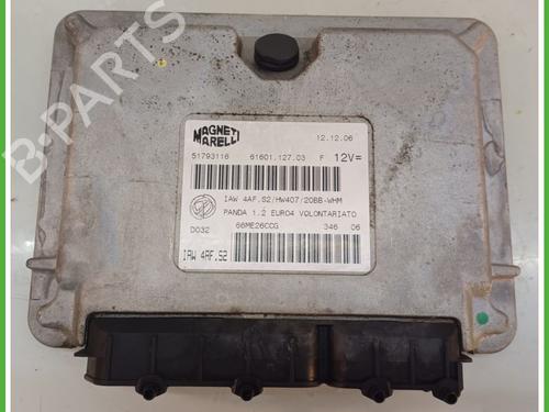 Used Engine control unit (ECU) FIAT PANDA (169_) 1.2 (169.AXB11, 169.AXB1A) (60 hp) 15849880