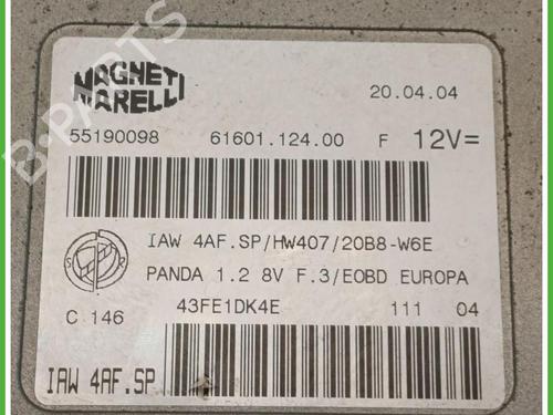 Engine control unit (ECU) FIAT PANDA (169_) 1.2 4x4 (169.AXB2A) | BP40146851M57 - Image 2