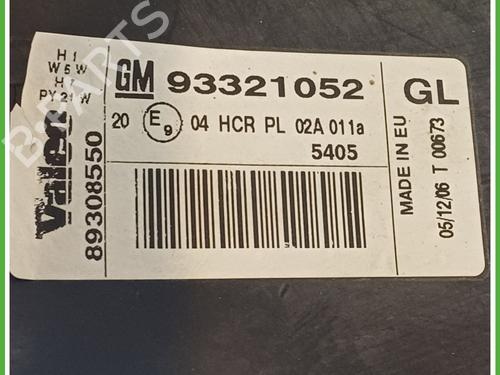 Venstre forlygte OPEL MERIVA A MPV (X03) 1.4 16V Twinport (E75) | BP20107096C28 